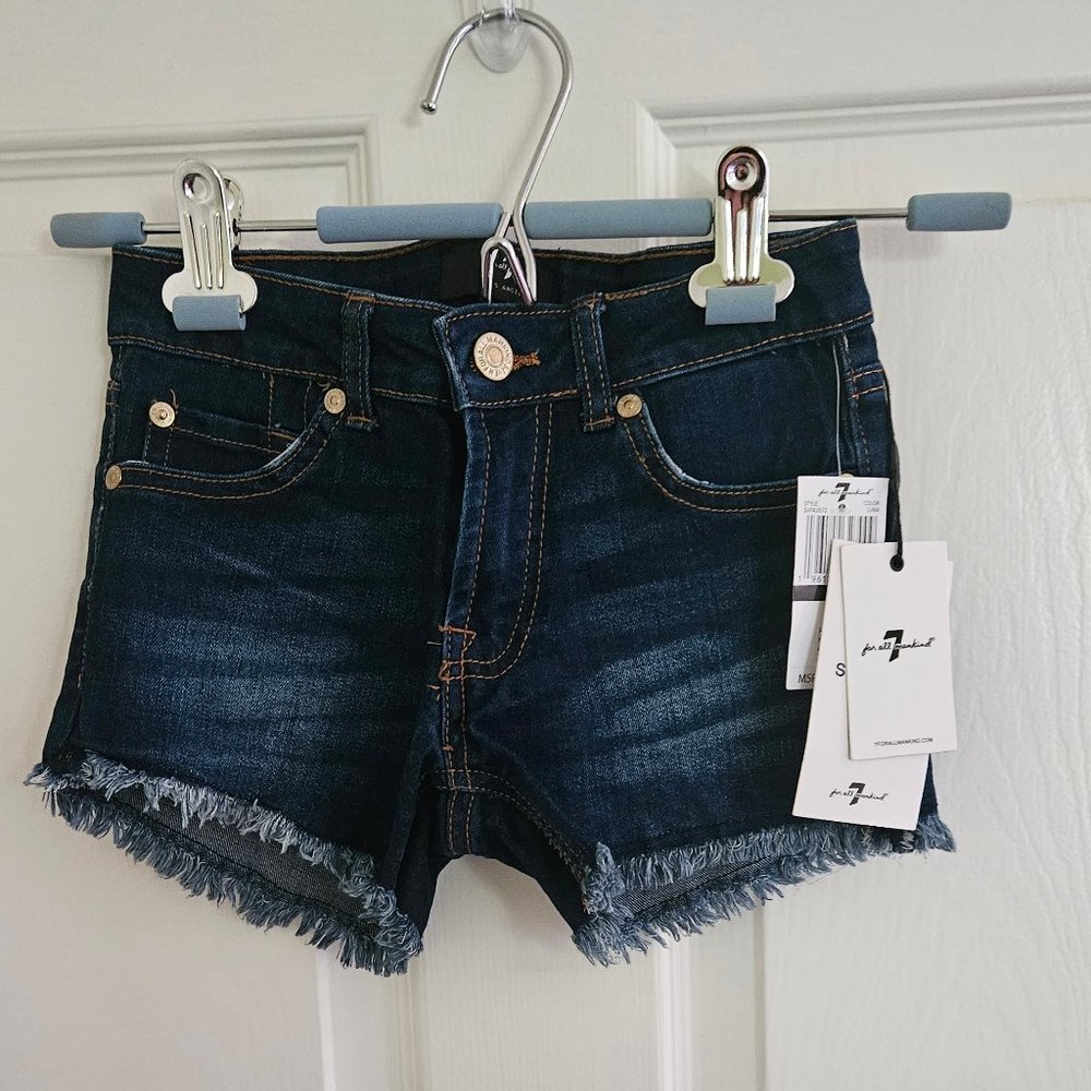 Girls jean shorts size 8